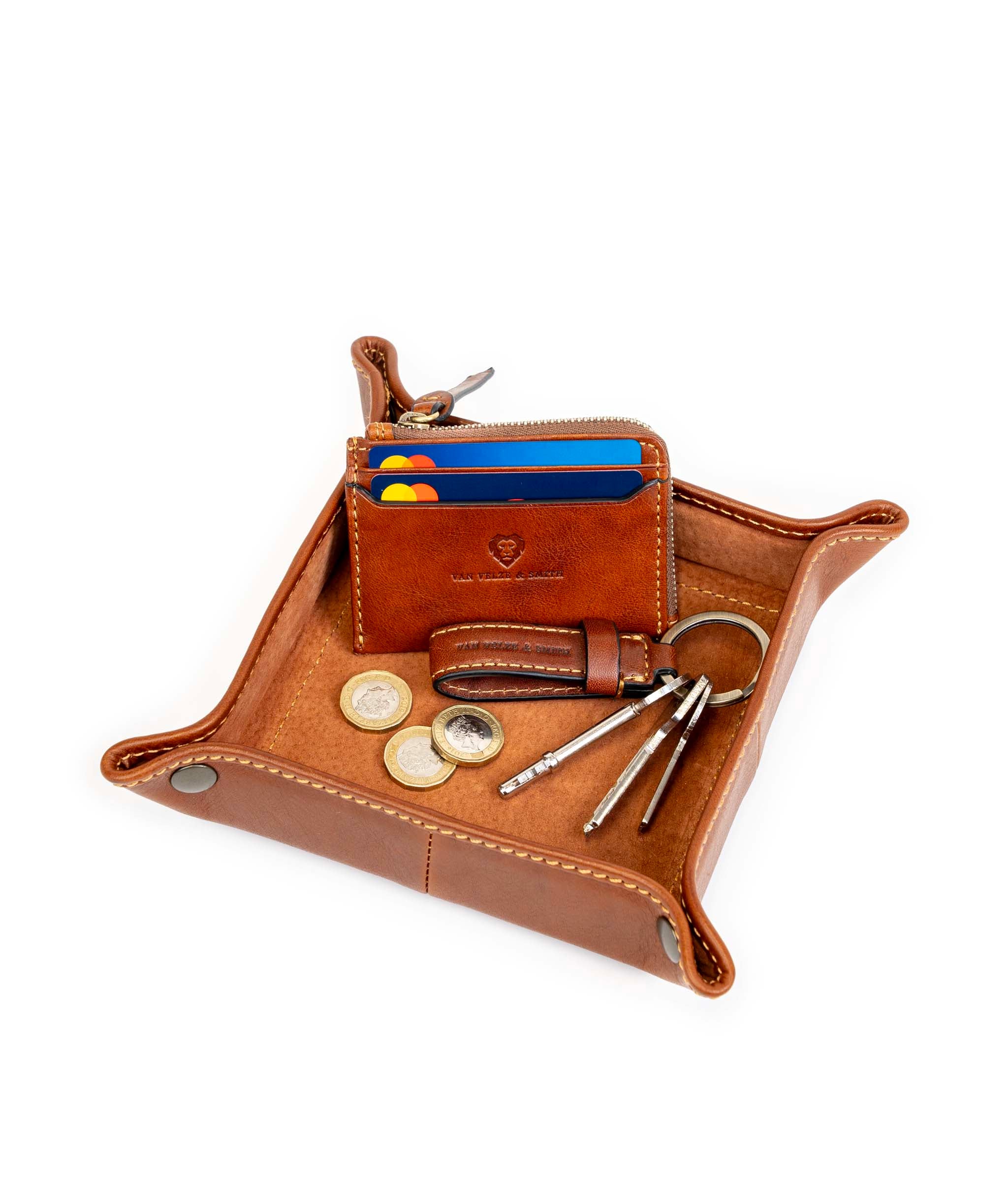 Card Holder & Coin Tray — Van Velze & Smith