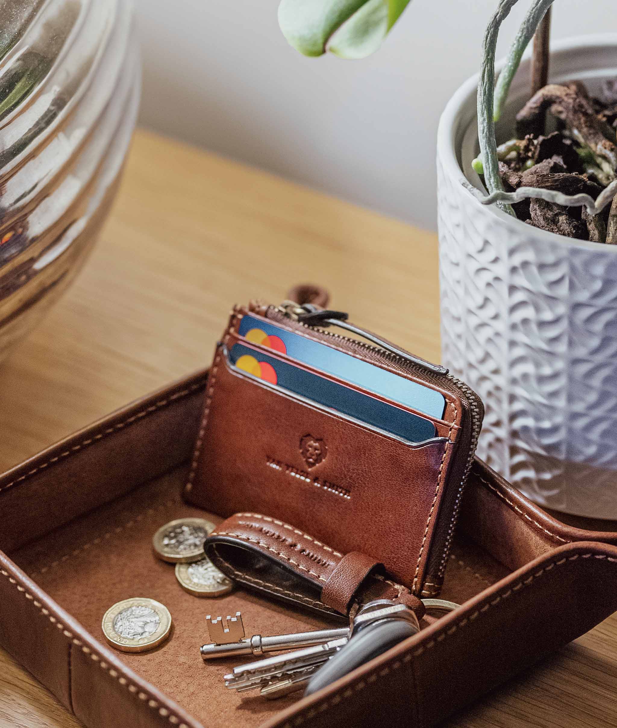 Card Holder & Coin Tray — Van Velze & Smith